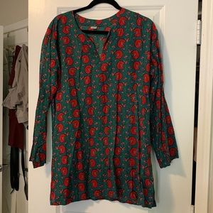 NWOT floral tunic